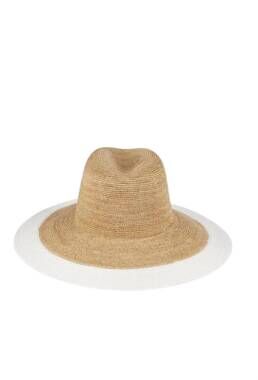 NEW FLORABELLA women's allison hat in natural/white